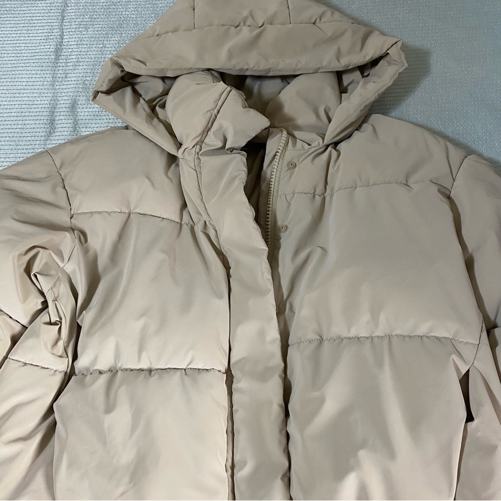 PacSun Beige Short-Puffer Jacket
